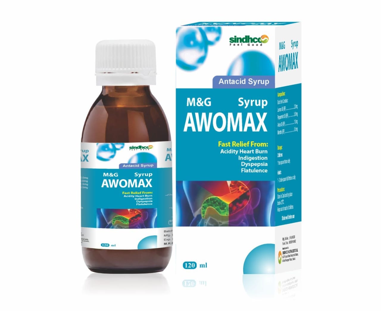 M&G Awomax Antacid Syrup