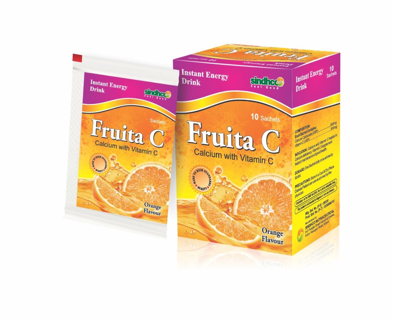 Fruita C Sachet | Vitamin C + Calcium