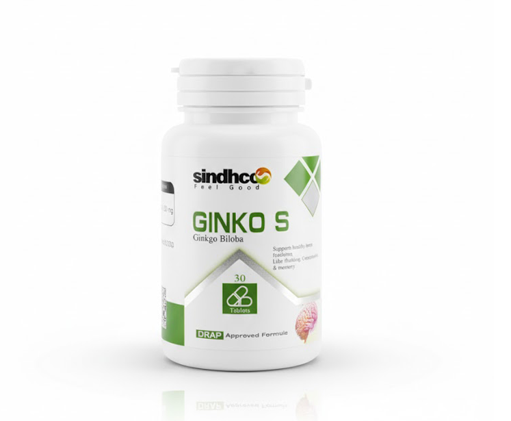 Ginko S Tablet – Ginkgo Biloba Extract for Memory, Focus, and Brain Health