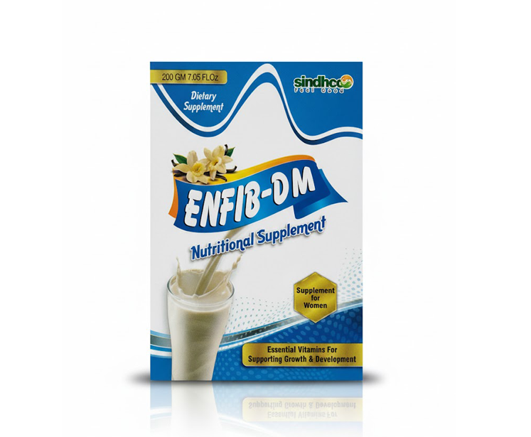 Enfib DM Powder – Multivitamin and Mineral Supplement for Energy, Immunity, and Overall Health